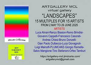Landscapes-15 multiples for 15 artists,mostra d'arte online